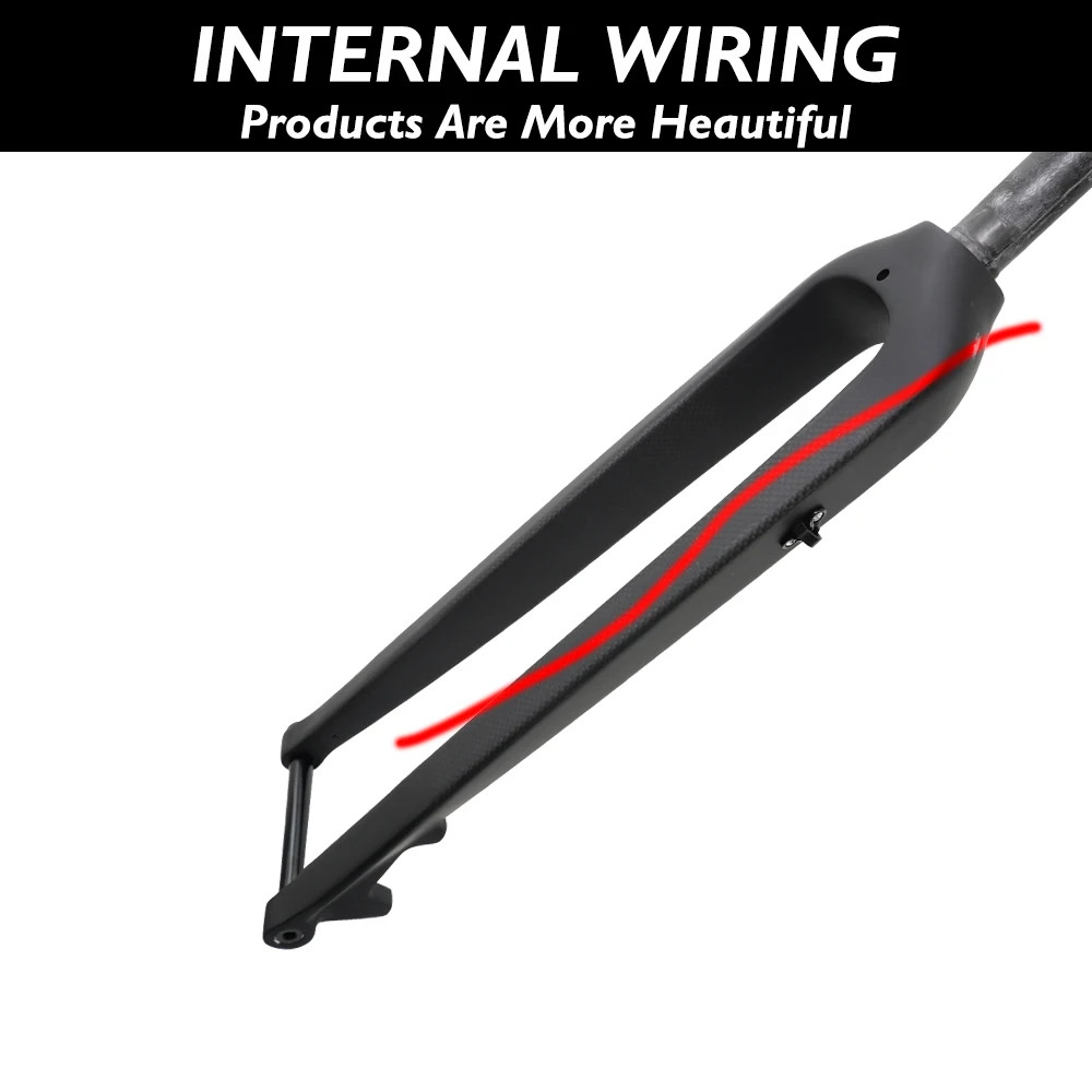 26/27.5/29 Inches Carbon MTB Fork Thru Axle 15*100mm Straight/Conical Disc Brake