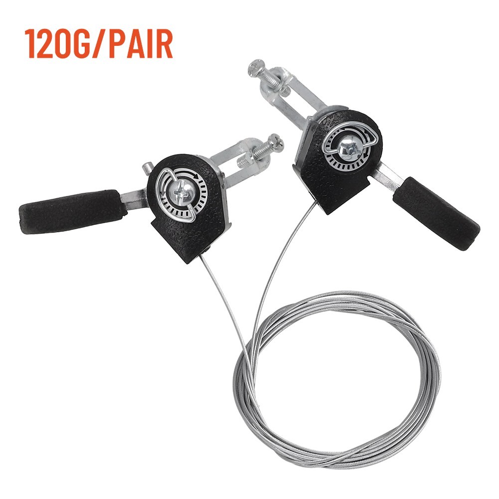 1 Pair Bicycle Thumb Shifters Shifter Levers 3×6/3×7 Aluminium Alloy Bike