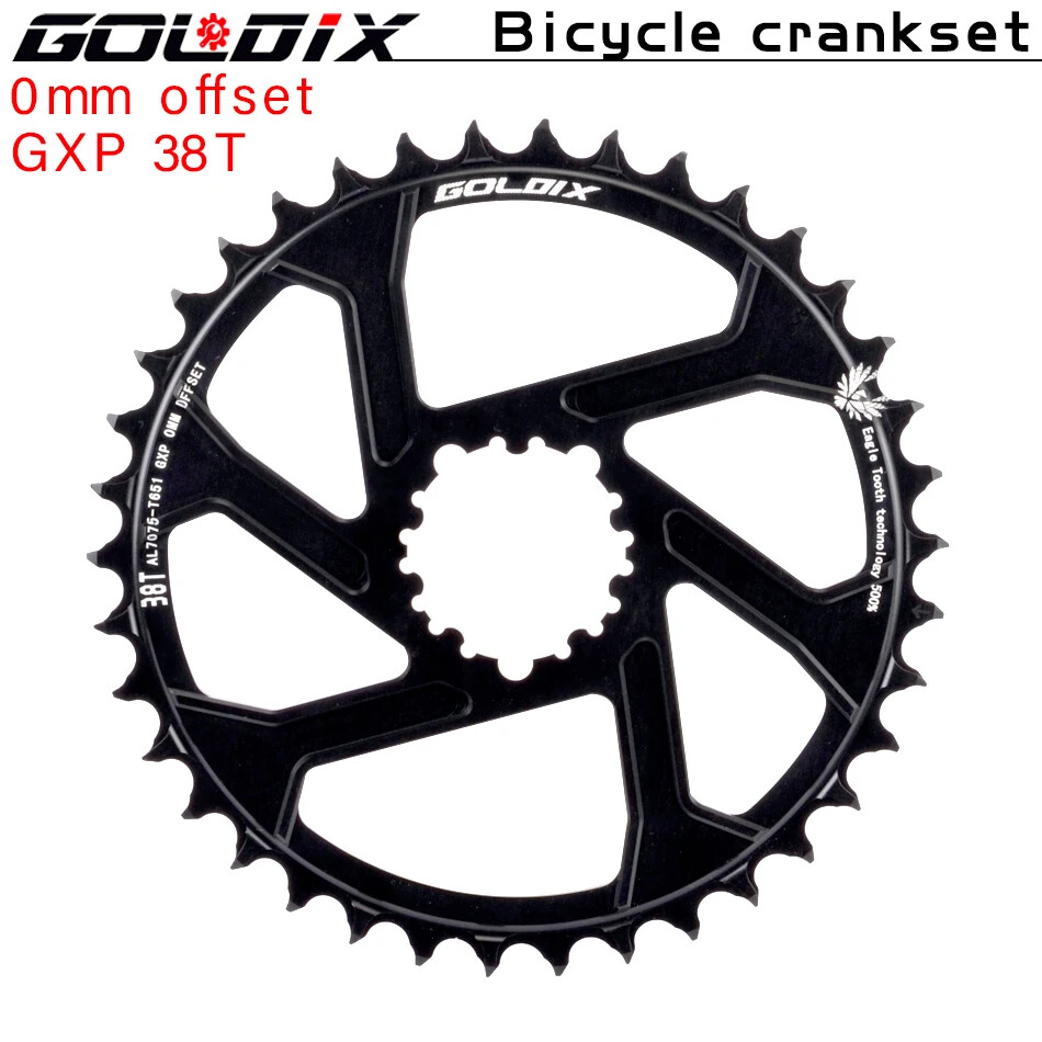 MTB Bike Chainring Chainwheel 0mm 3mm 6mm Offset 30T 38T SRAM 3Bolt Direct Mount