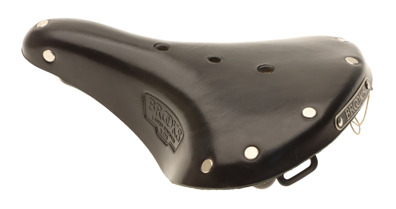 Brooks B17 Short Saddle Steel Rails Hard Leather Cover Black NEW NOS