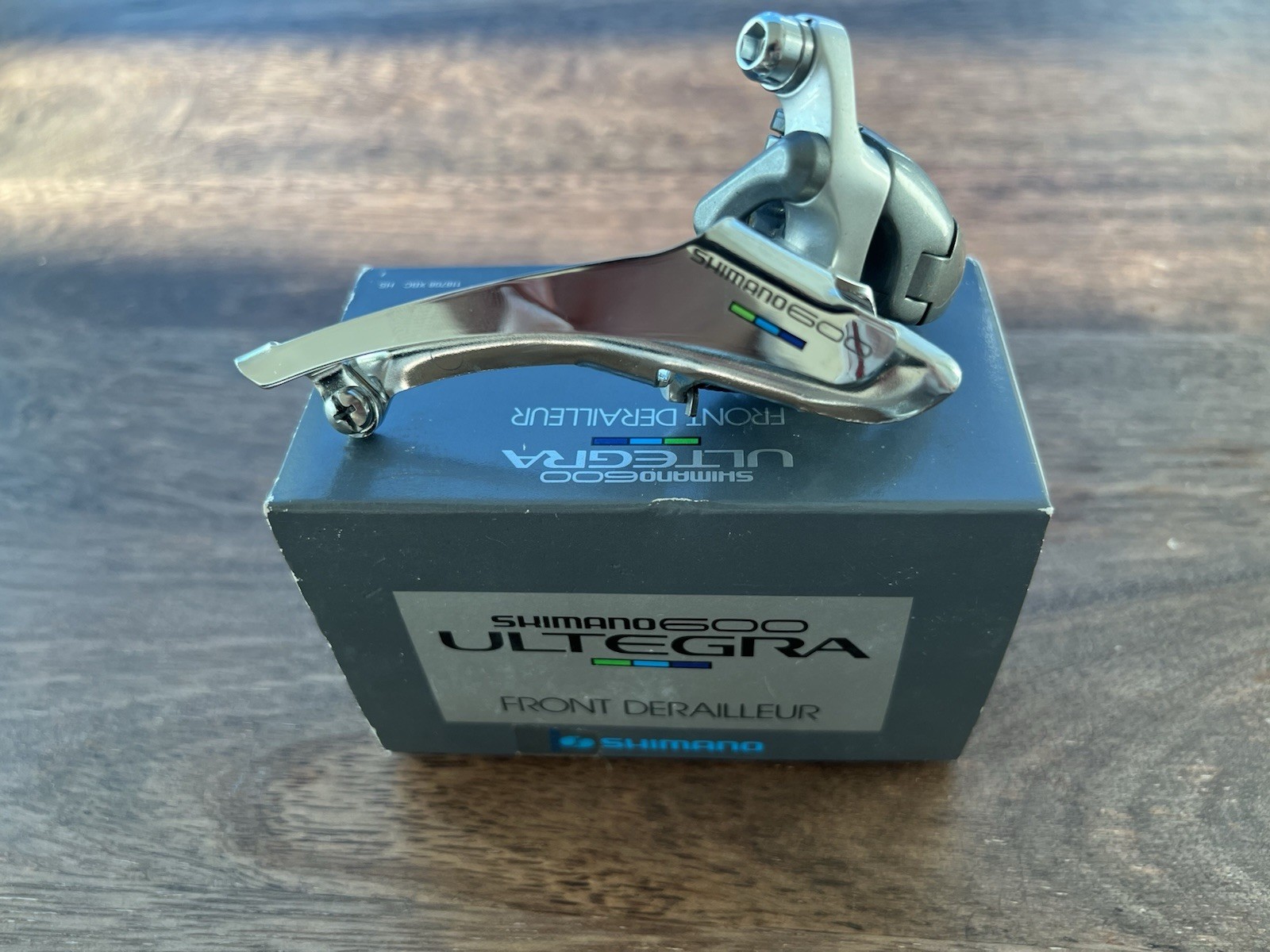 Shimano 600 Ultegra Tricolor FD-6400 2x 7s Front Derailleur Clamp-On 28.6mm
