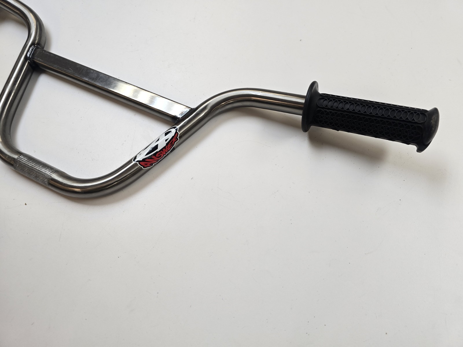 Answer Cruiser Handlebars Square Crossbar CrMo Raw Finish Mid School BMX Bars