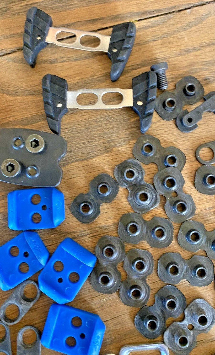 Vintage Misc Bicycle Cleats / Hardware Lot NOS From Closed Bicycle Store