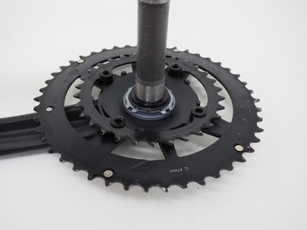 FSA Gossamer Pro AGX Crankset 175mm 46/30T 24mm Road/Gravel Bike Black
