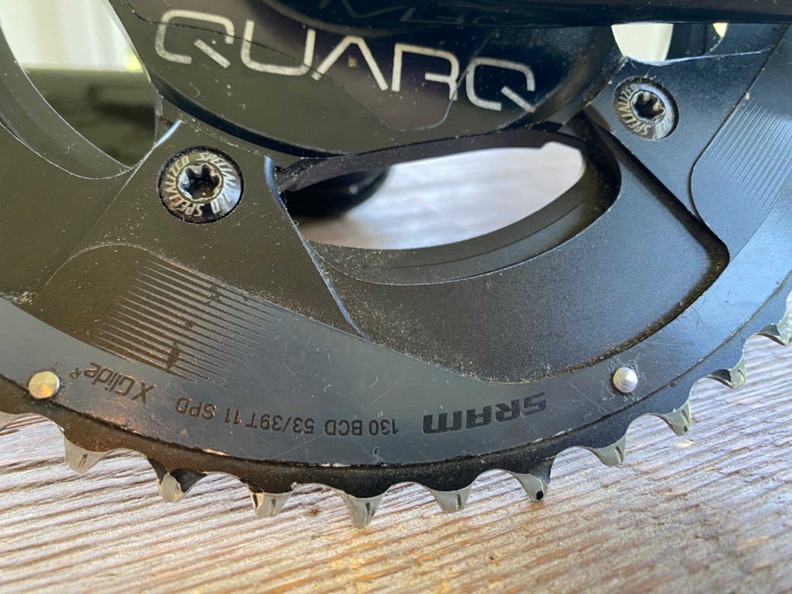 Specialized S-Works 170mm Quarq Power Meter Crankset 53/39 SRAM 130 BCD Carbon