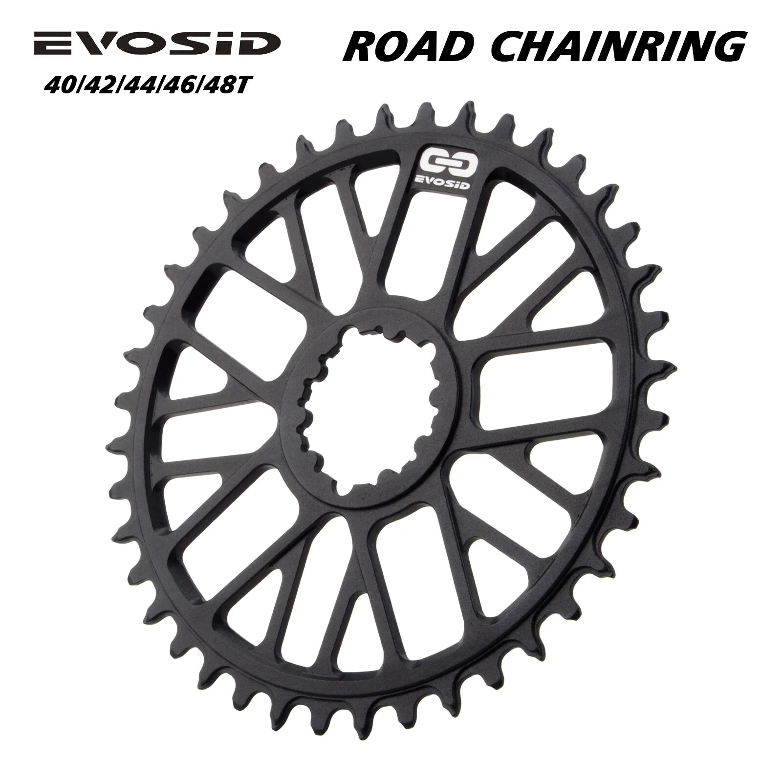 Folding Gravel Road Bike Chainring 42T 44T 46T 48T Crown Narrow Wide Sprocket