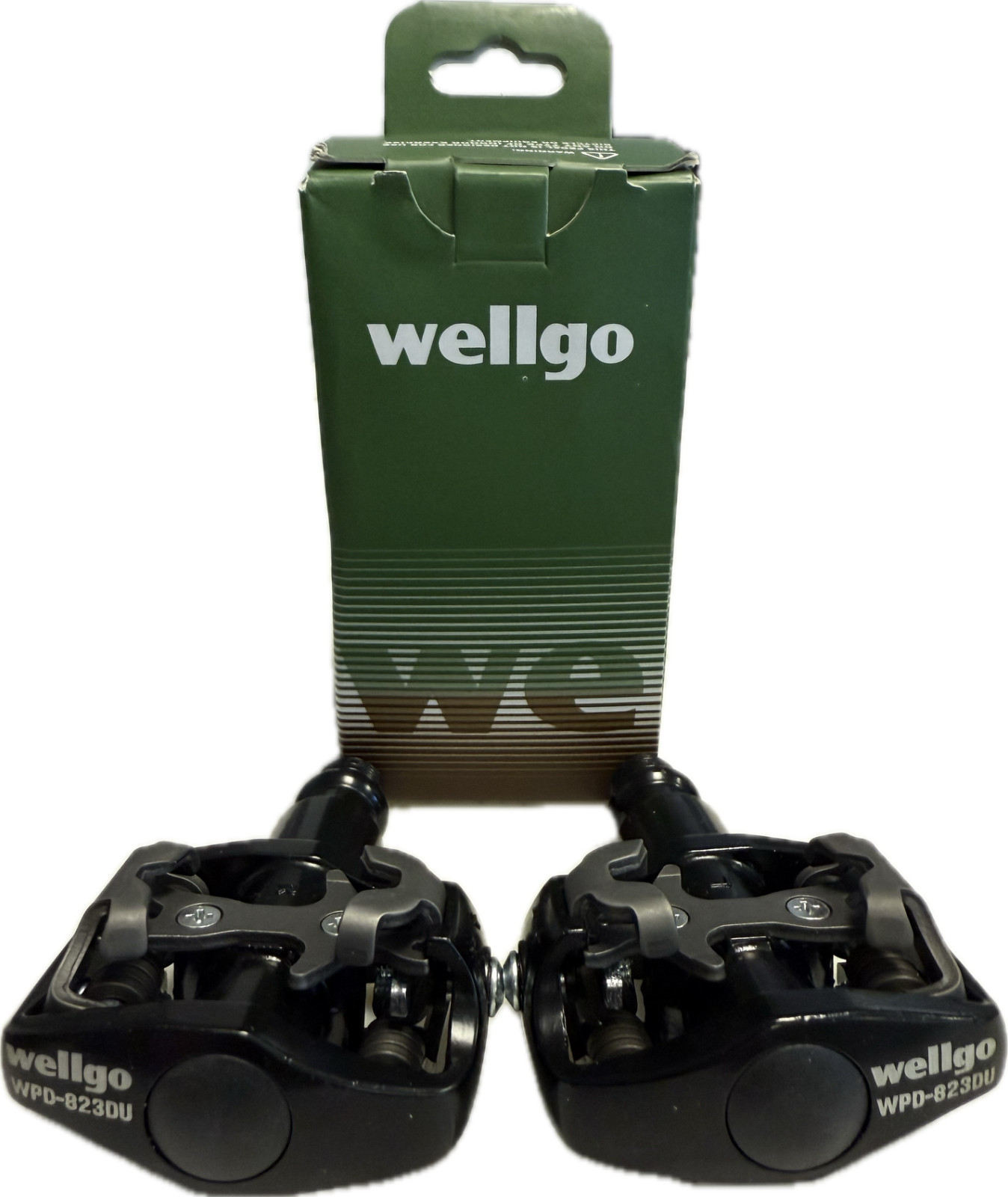 Wellgo Mtb Mountain Bike Pedals and Cleats Spd Compatible WPD-823DU New w/Box