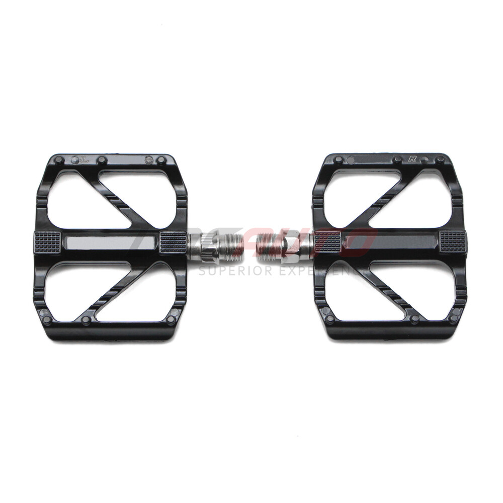 Non-Slip Bike Pedal DU Bearing Lightweight Road Pedals Sealed Flat Platform L+R