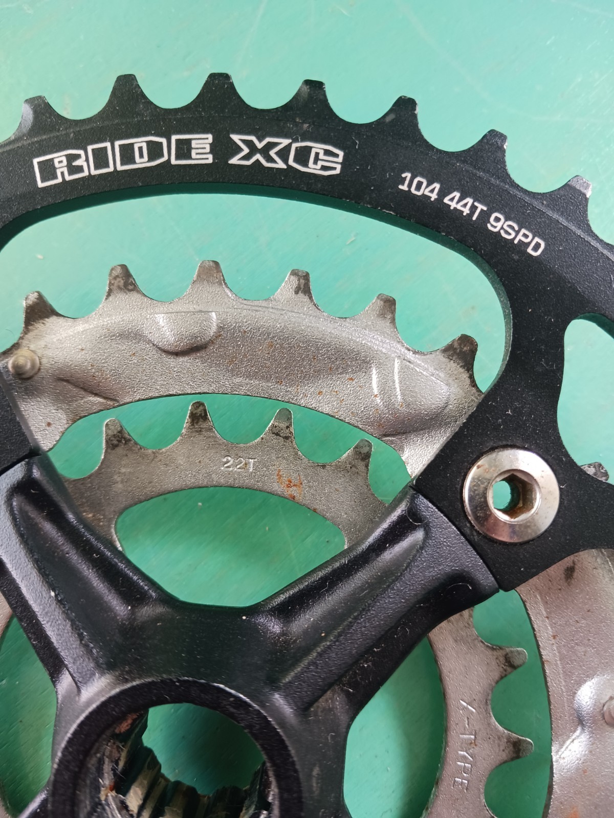 Race Face Ride XC MTB Crankset Triple 175m Bottom Bracket Eng 113mm ISISm