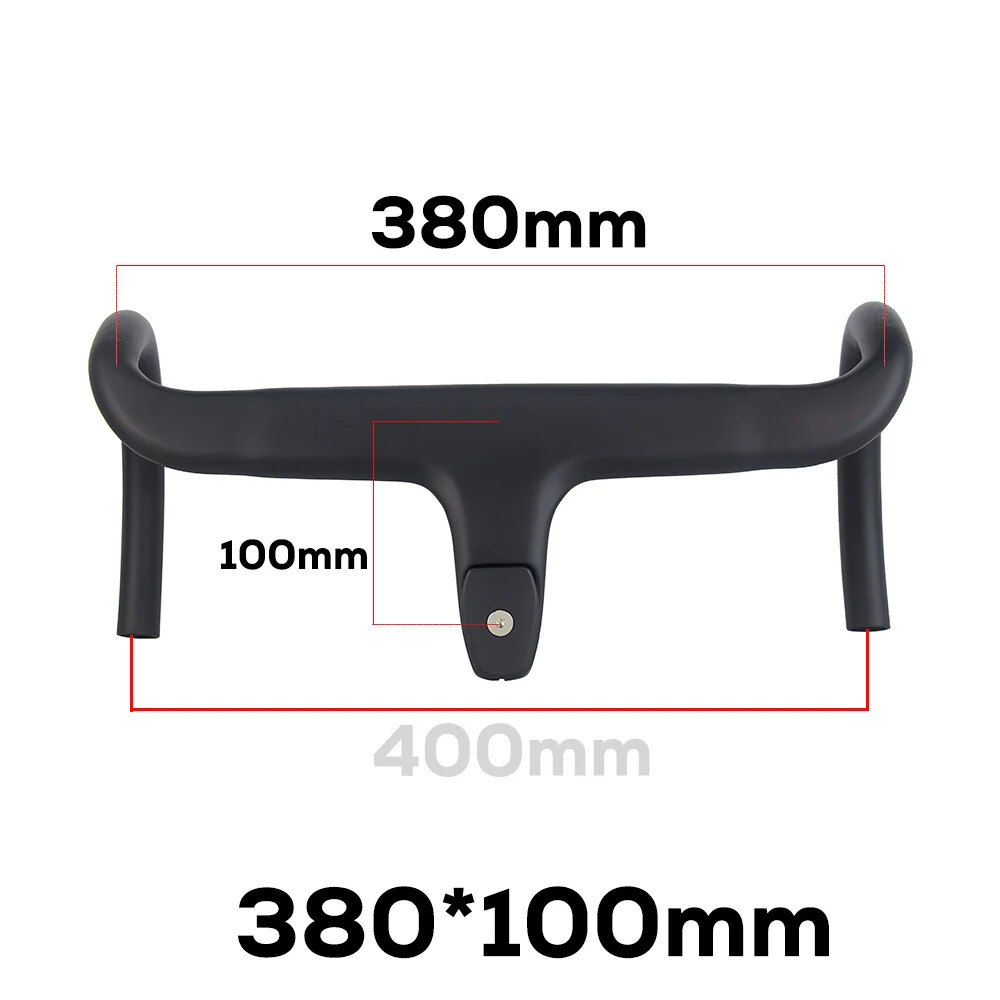 Road Bike Integrated Handlebar Cable Di2 Full Carbon Handlebar with Spacers Part
