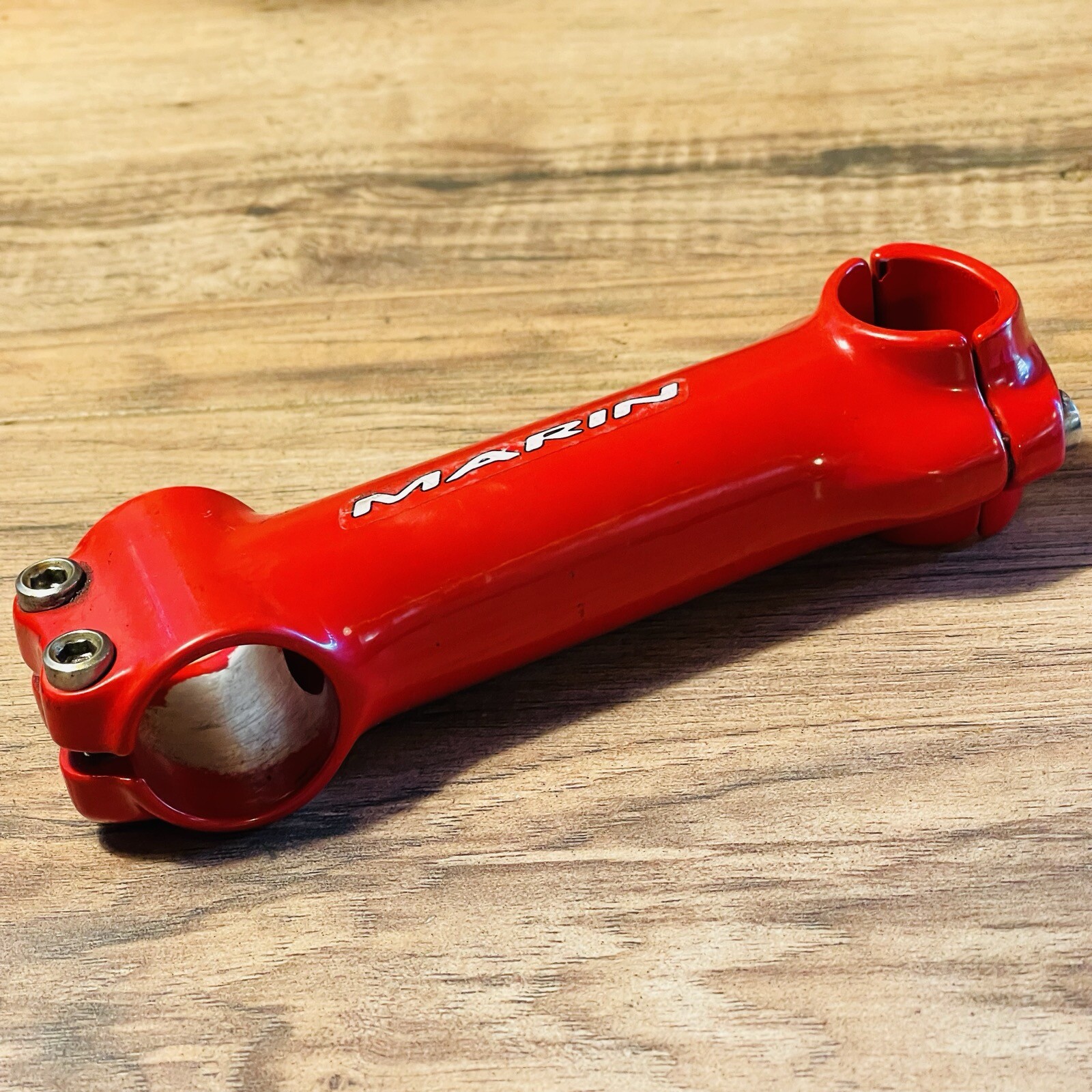 Older Marin Threadless 1 1/8 Stem 120mm 5 Degree 25.4 Bear Logo Faceplate