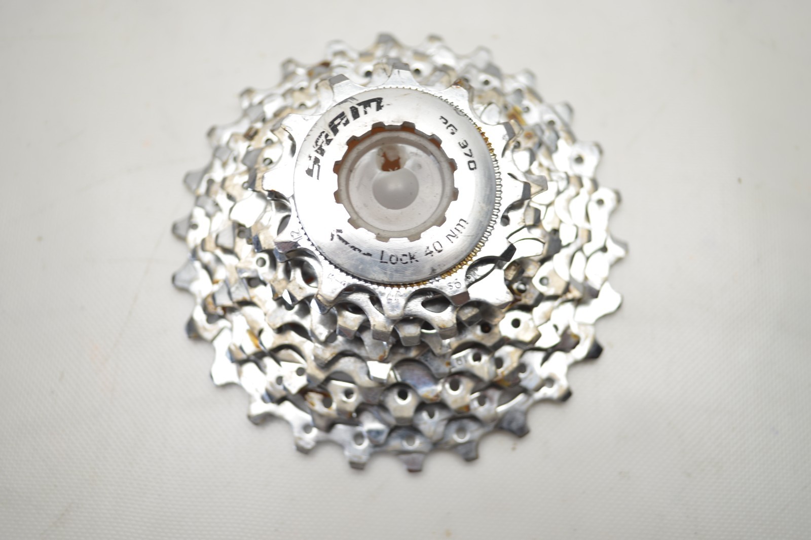 SRAM PG 970 ORANGE 12-26 TOOTH 9 SPEED CROSS ROAD RACE BICYCLE CASSETTE