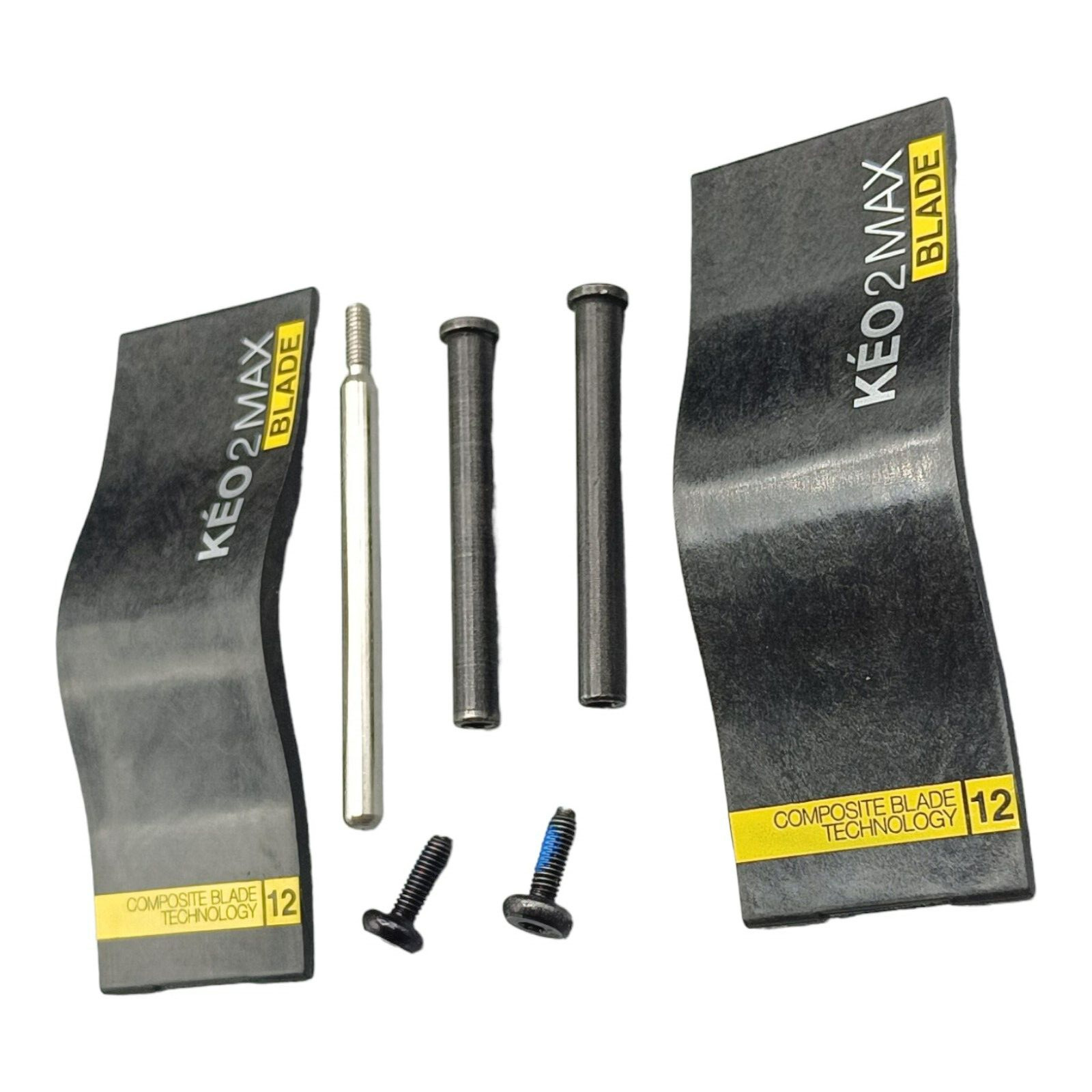LOOK Keo 2 Max Carbon Blade 12 Nm Kit Platform Pedals 9/16 Schwarz Gelb – NEW