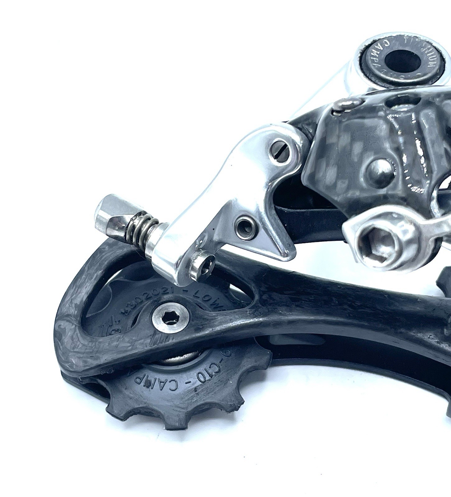Campagnolo Record Carbon Medium Cage Rear Derailleur 10 Speed Campy Italy