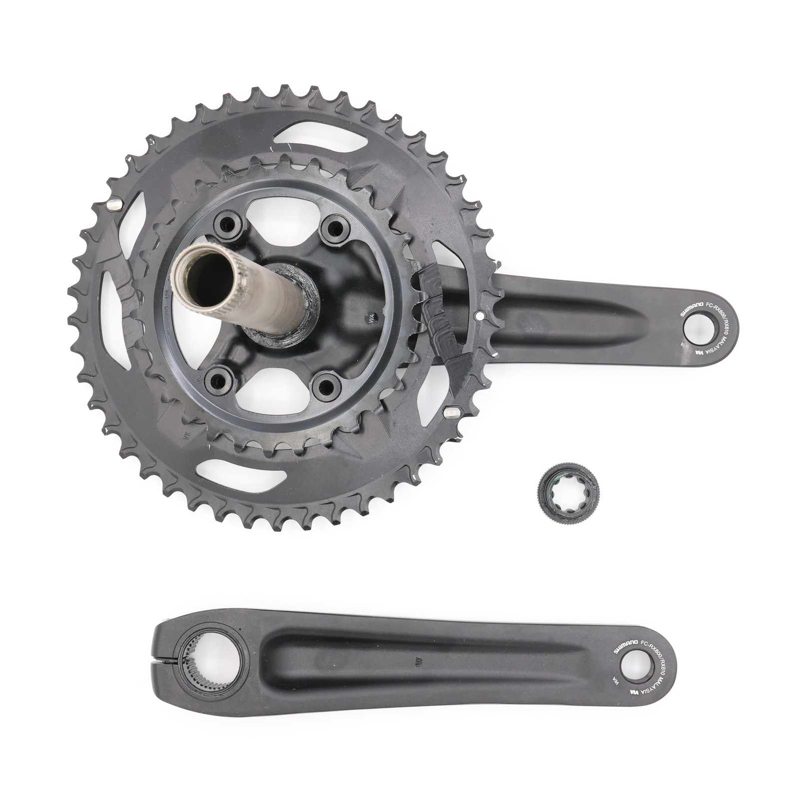 Shimano GRX FC-RX610 Crankset 175mm 46/30T 12-Speed Gravel Bike