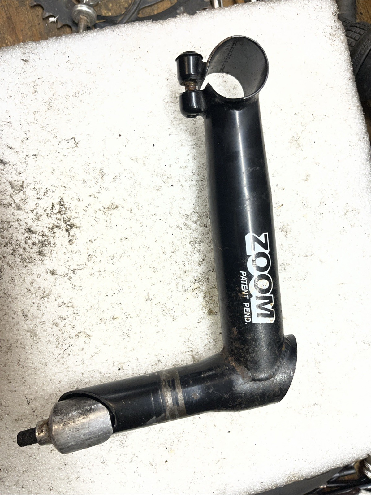 Vintage Zoom quill 1 1/8 stem 150mm , 25.4 black VGC