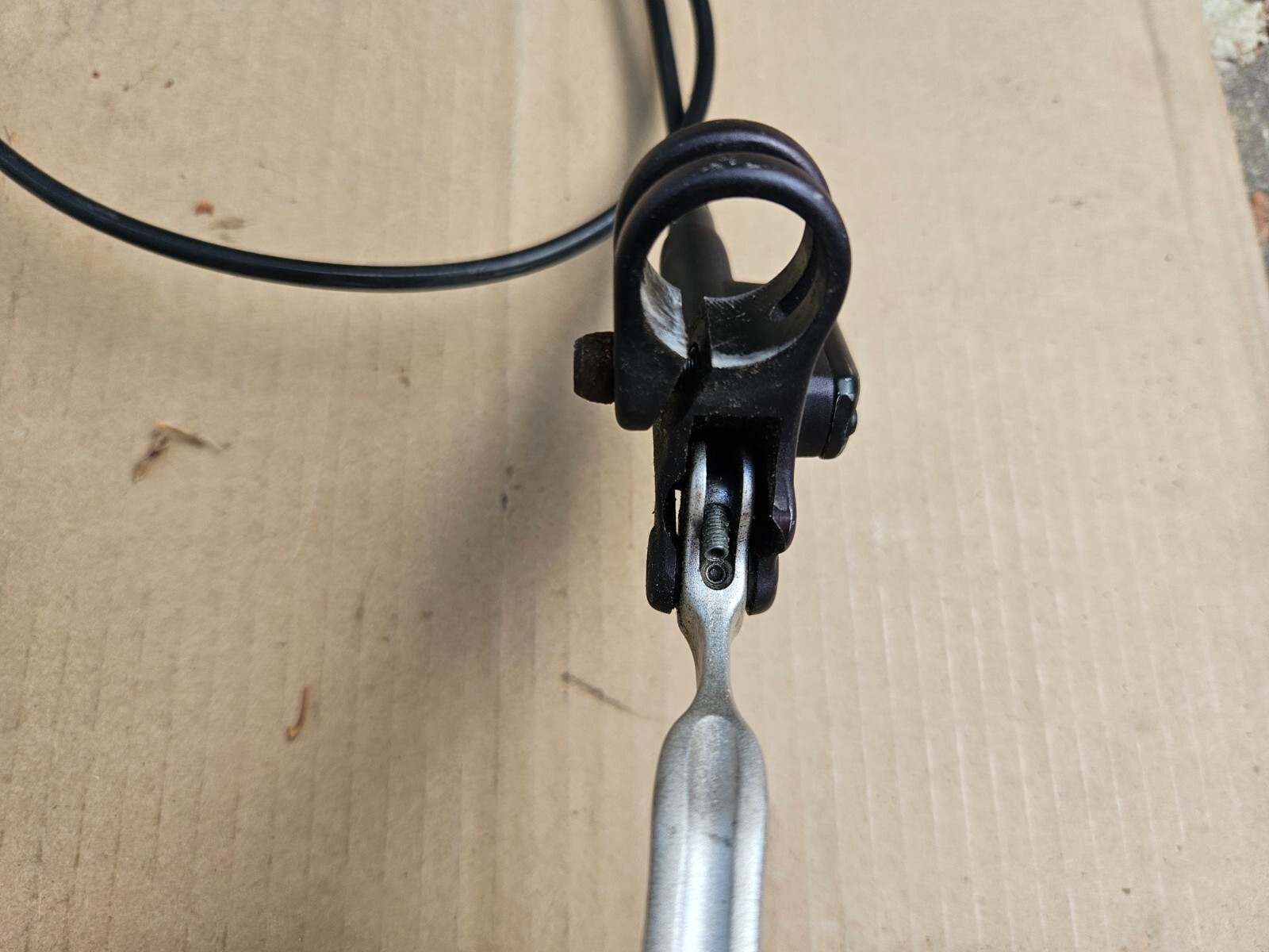 Tektro Auriga Rear Hydraulic Brake Lever + Caliper (needs work)