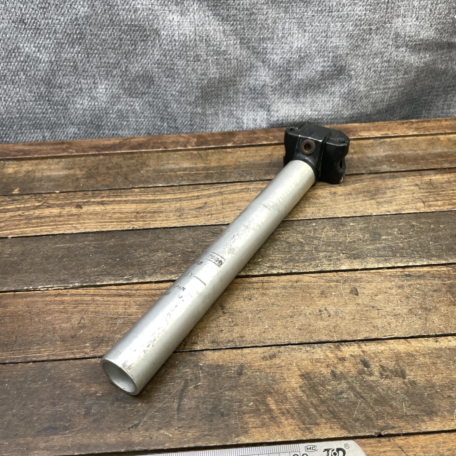 Vintage Strong Seatpost 27.2mm Alloy Silver Japan 1989 27.2 MTB Road Bicycle