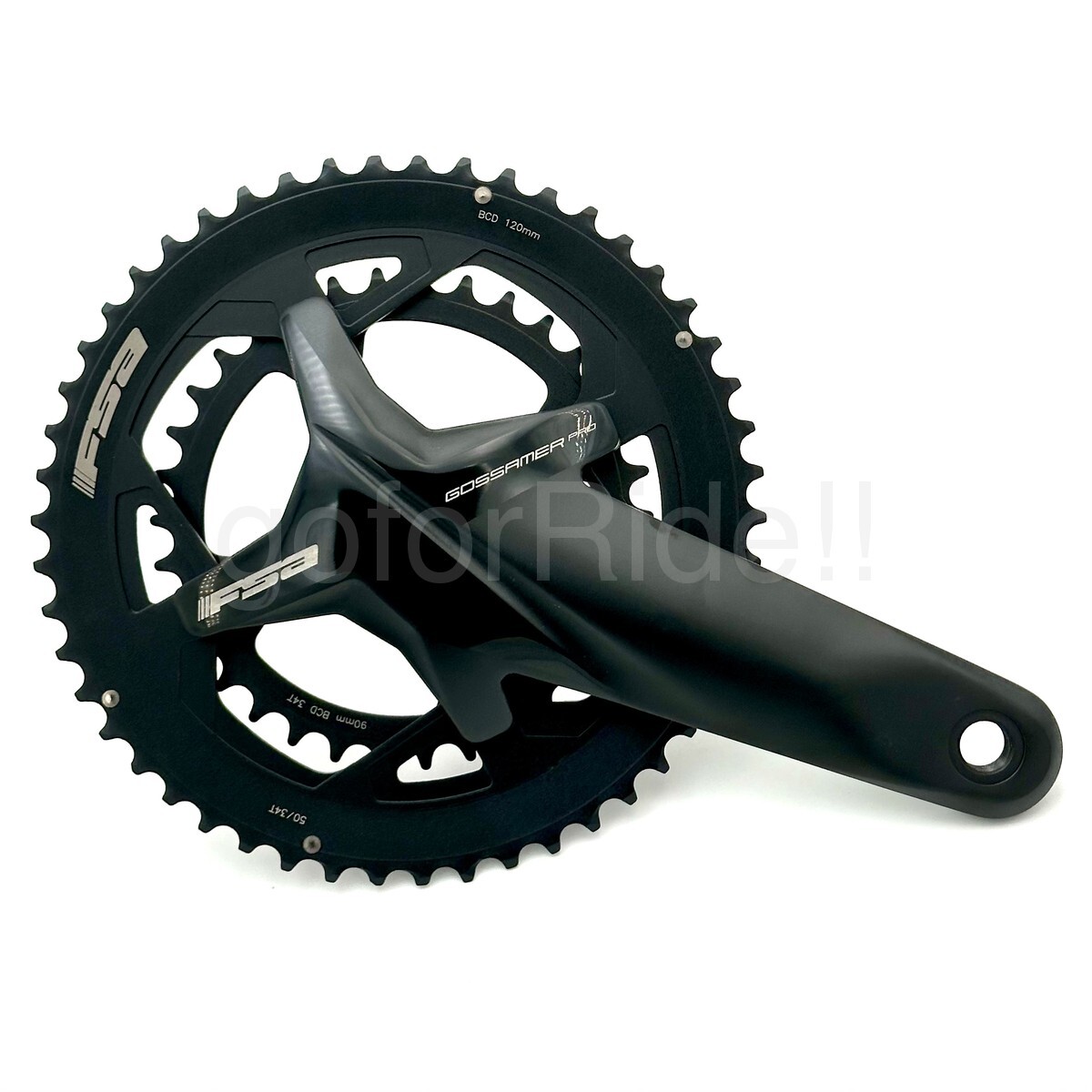 Full Speed Ahead Gossamer Pro BB386EVO Bike Crankset – 170mm 11/12-Speed 50/34t
