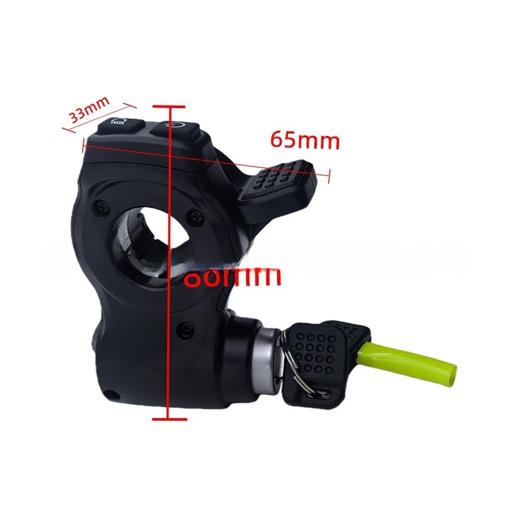 Electric Bike Throttle Speed Controller Switch with Waterproof IPX4 Design