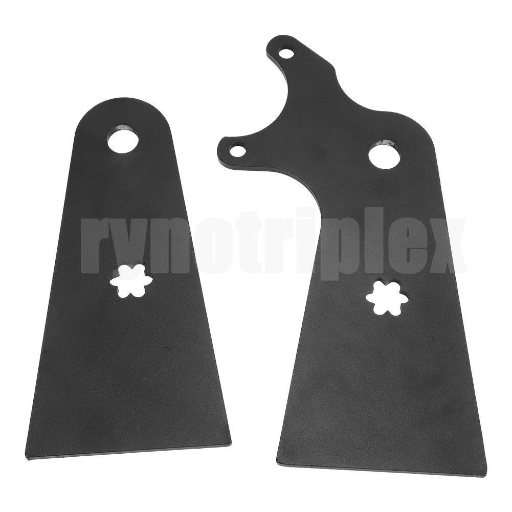 6in Flat Stretch Tabs 5/8″ Axle Hole Axle Bracket For CT200 MINI BIKE Big Brakes