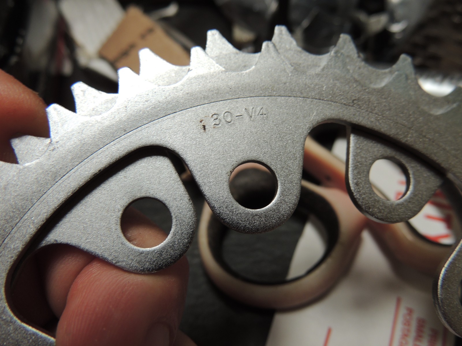 TWO Vintage Chainrings 74mm bcd 30t Stainless Steel Sram Shimano MTB ROAD