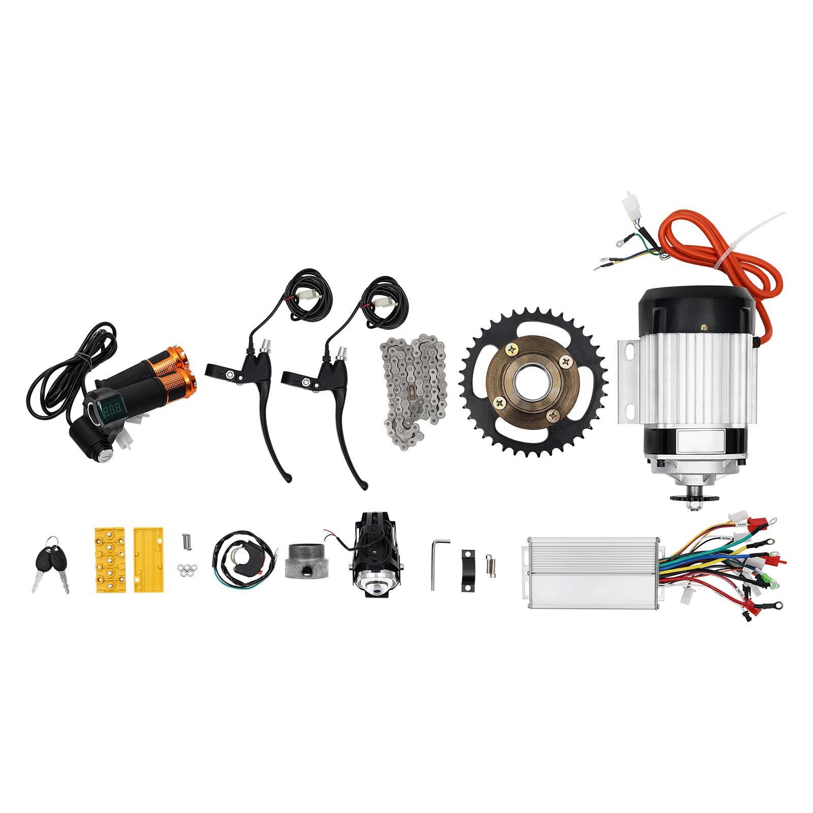 New 48V 750W Electric 3-wheel Bike Brushless Motor Kit For Adults Tricycle Trike