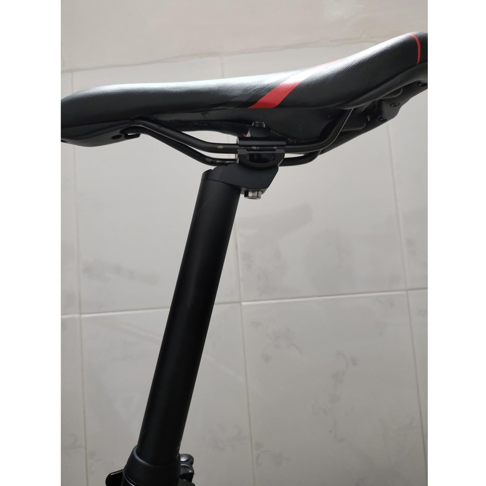 Bike Seatpost with Clamp, 25.4mm 27.2mm 28.6mm 30.4mm 30.8mm 31.6mm x 350mm B…