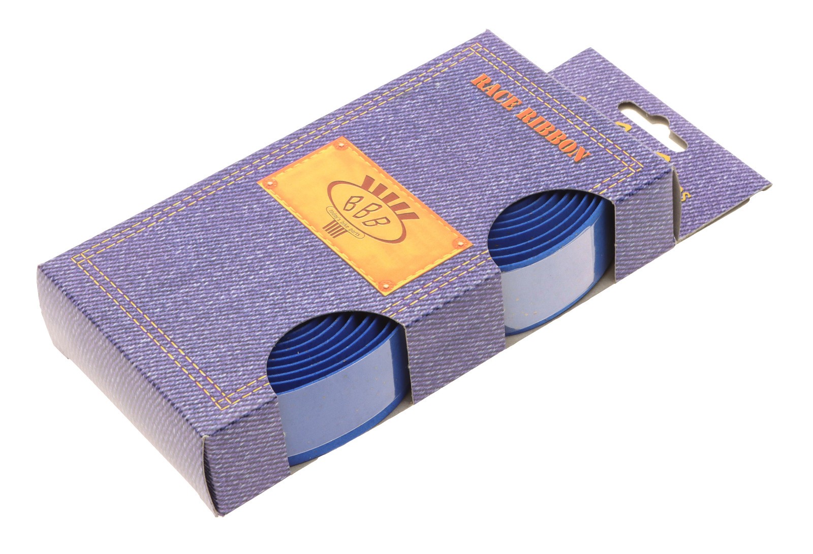 BBB Race Ribbon Bar Tape Adhesive Synth Cork-Like BLUE Handlebar Wrap NEW NOS