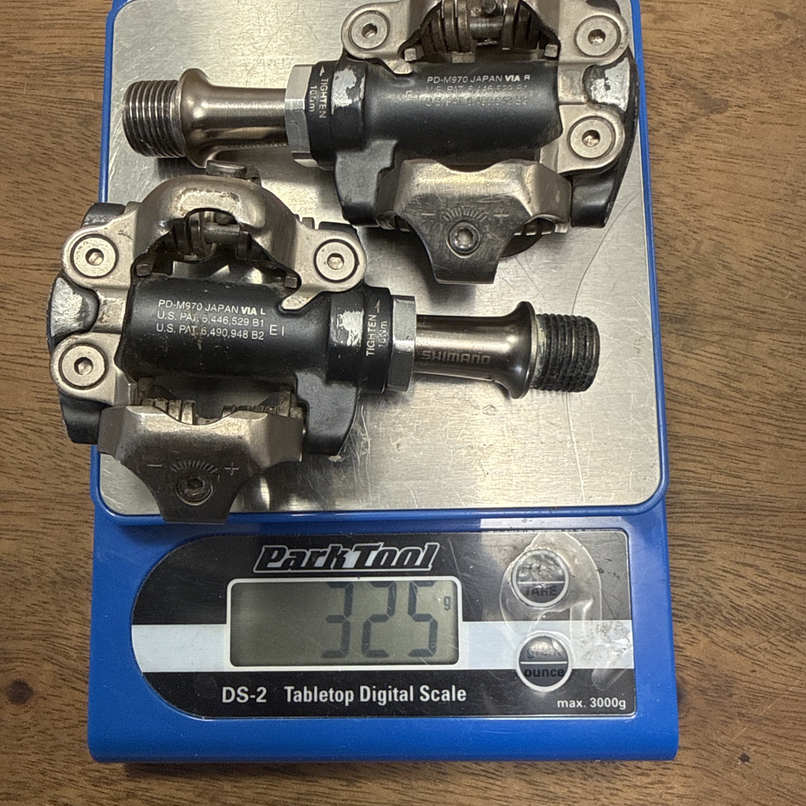 Shimano XTR PD-M970 SPD Clipless Mountain Bike Pedals No Cleats