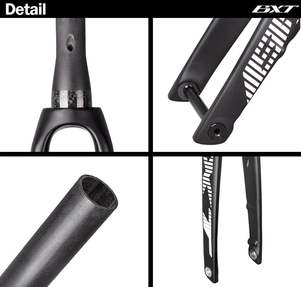 Disc Brake Carbon Road Bike Frok Disc Brake Thru Axle 12mm Bicycle Rigid Fork