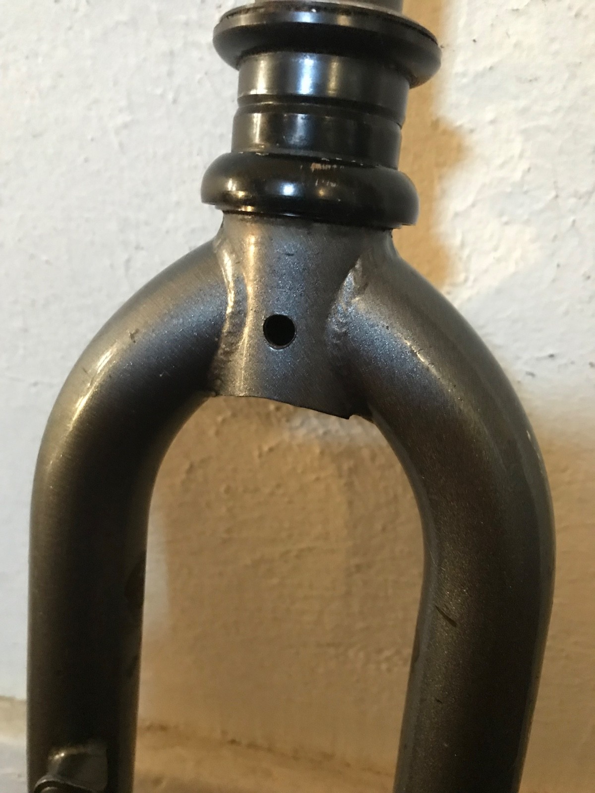 Threaded 1-1/8” quill MTB Fork rigid cromoly steel