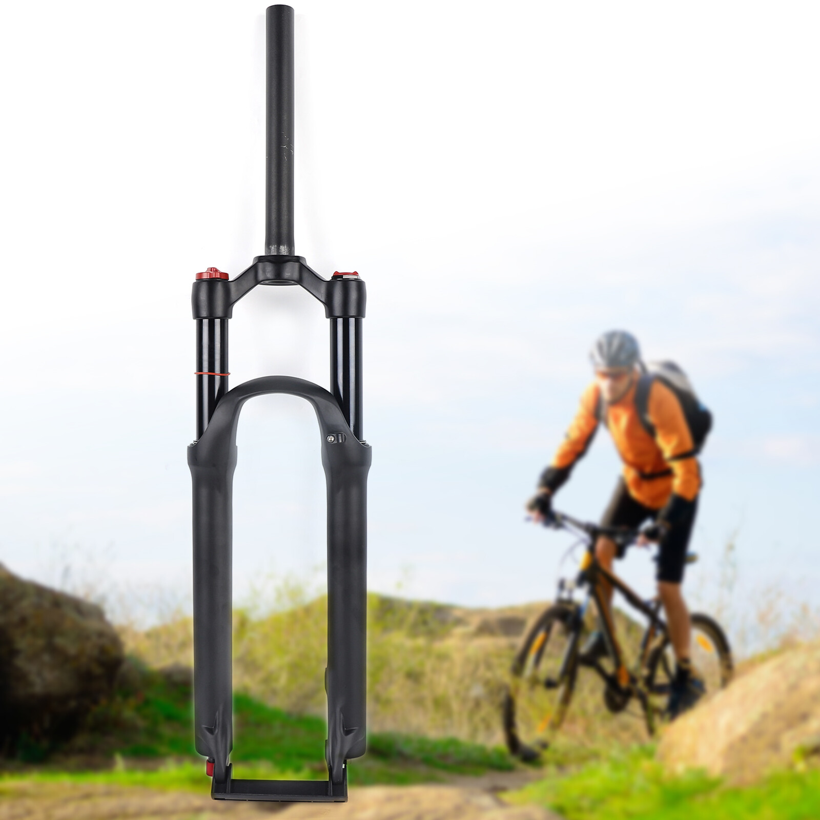 Suspension Fork 26″ Air Shock Rebound 120mm MTB Mountain Bike Fork US Shipping