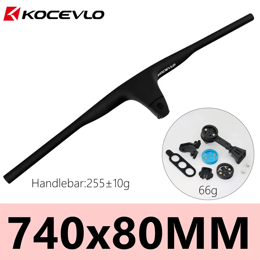 17° 50-90MM MTB Carbon Handlebar Efficient Integrated For MTB XC 740MM Riser Bar