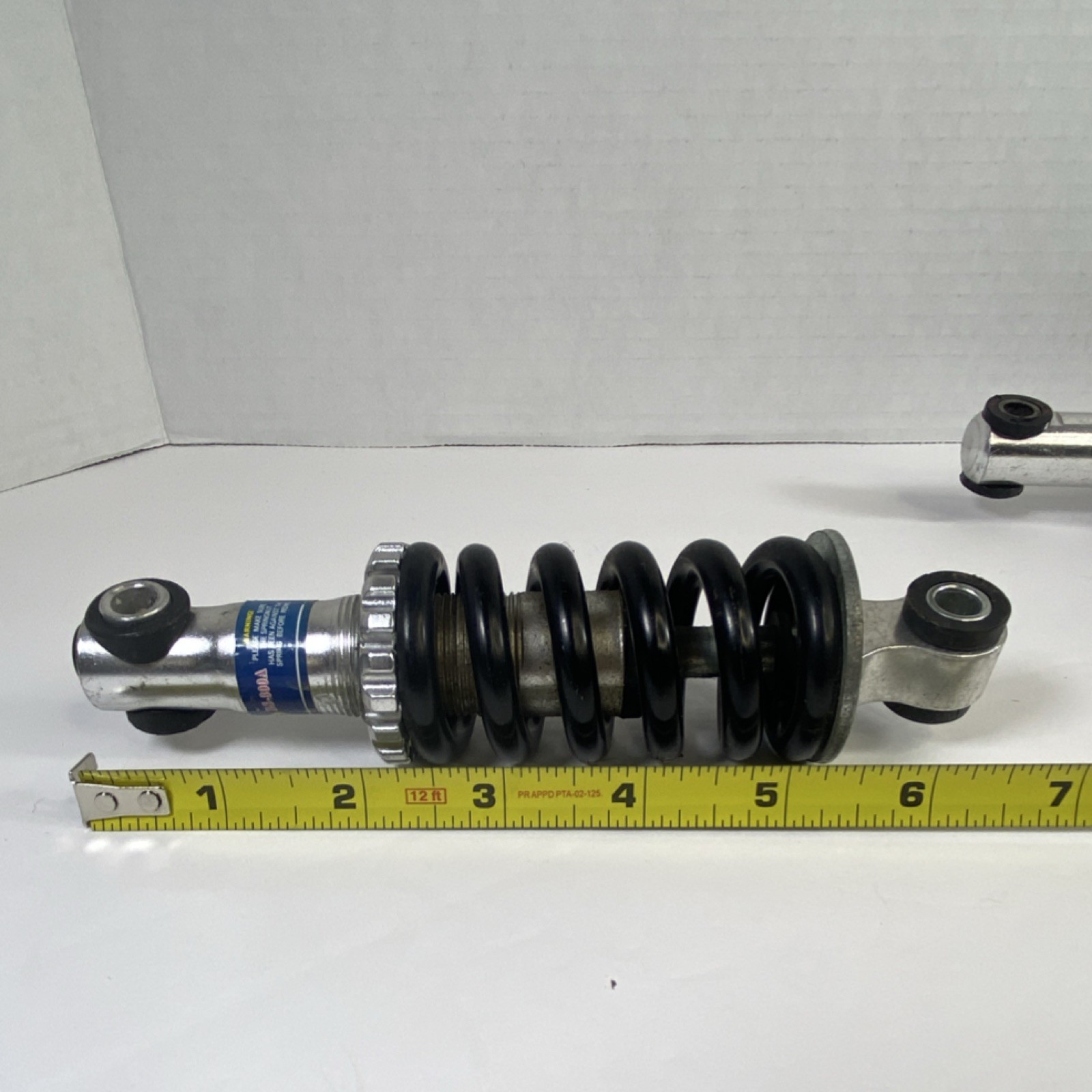 Best Shock B5-800A Rear Coil Shocks Set of 2, 5.5in Black Silver Steel Aluminum