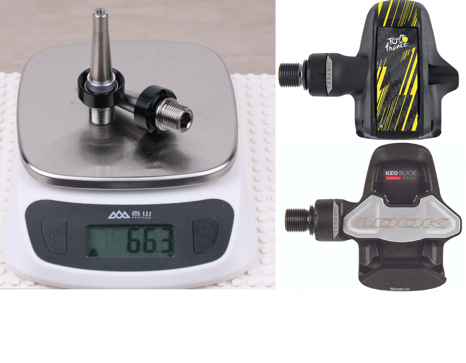 J&L Titanium Spindle+Ceramic Bearing+Wrench fit Look Keo Blade Carbon 2019~2026