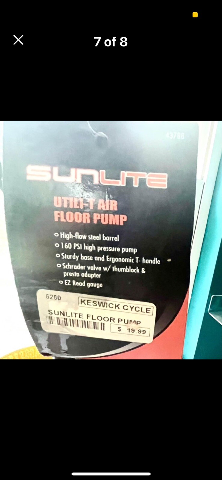 Bicycle Light And Hand Pump