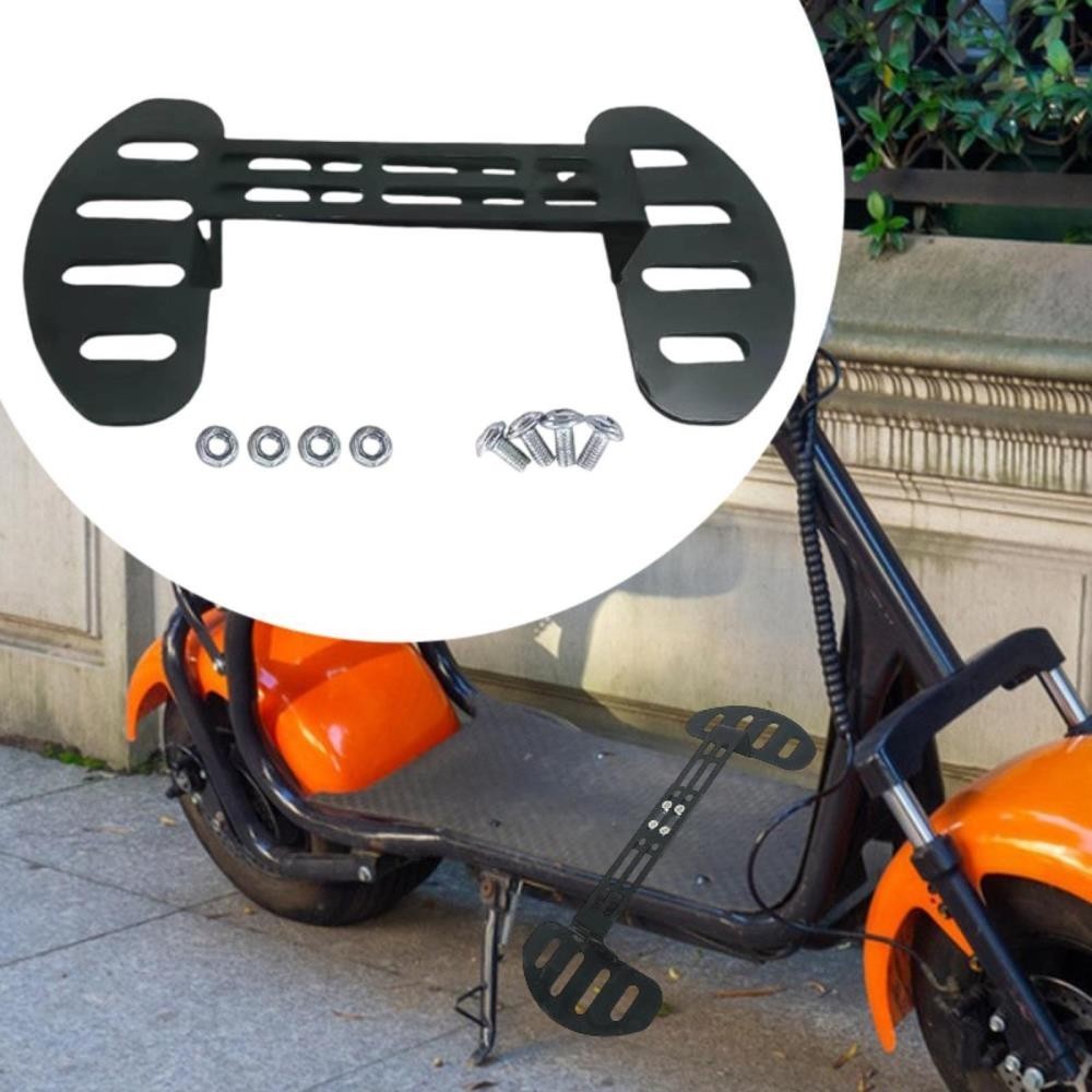 Electric Bike Foot Rest Scooter Front Foot Pedals Set Adjustable Met [