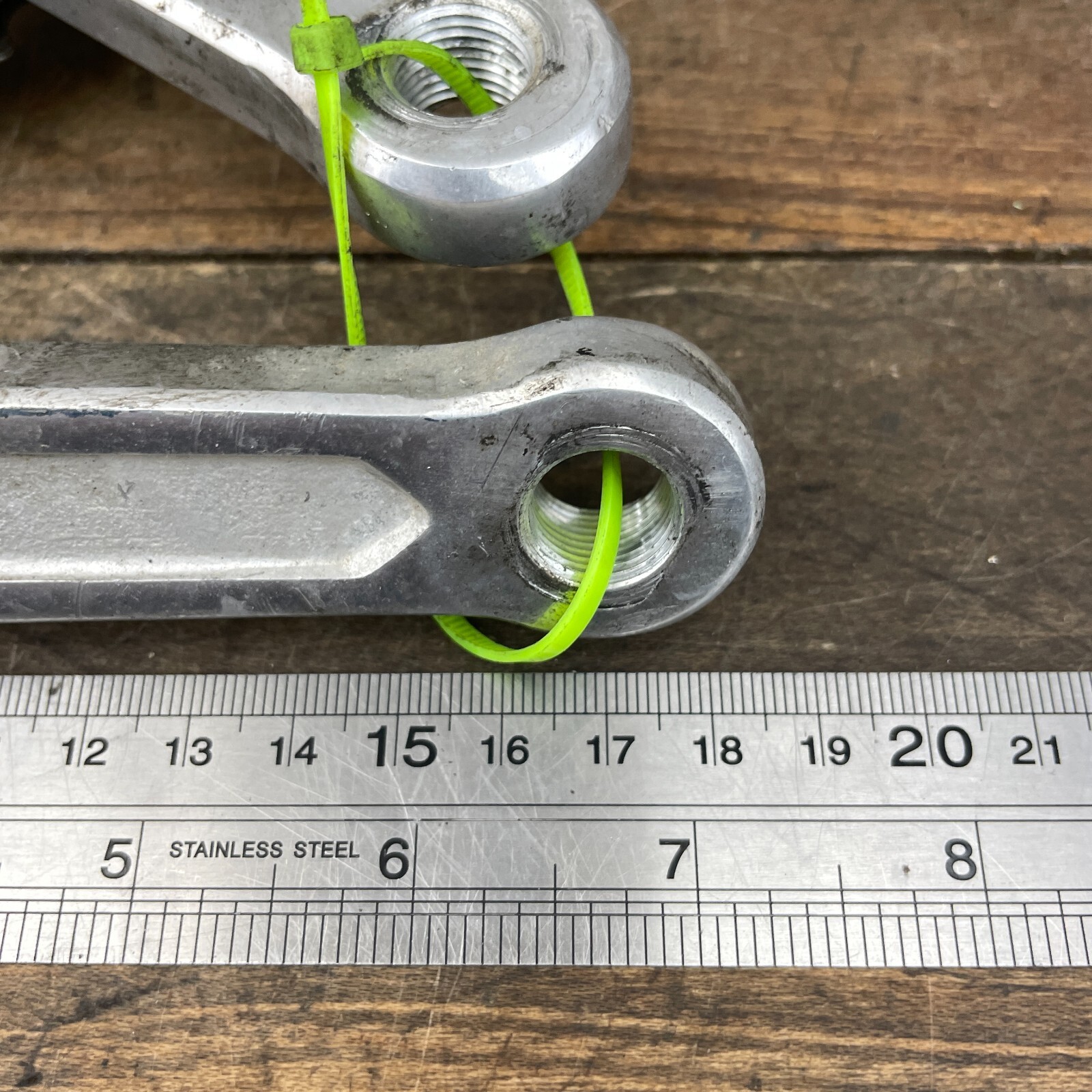 Vintage Nervar Crank Set 170 mm Double France BSA Schwinn Sports Tourer English