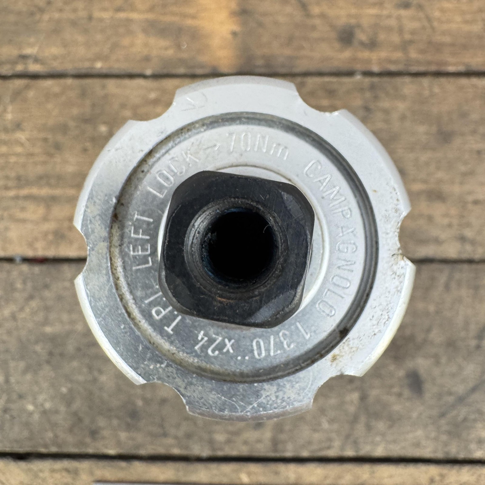 Vintage Campagnolo Bottom Bracket 1.370x24T BSA 111mm ISO English Italy Road