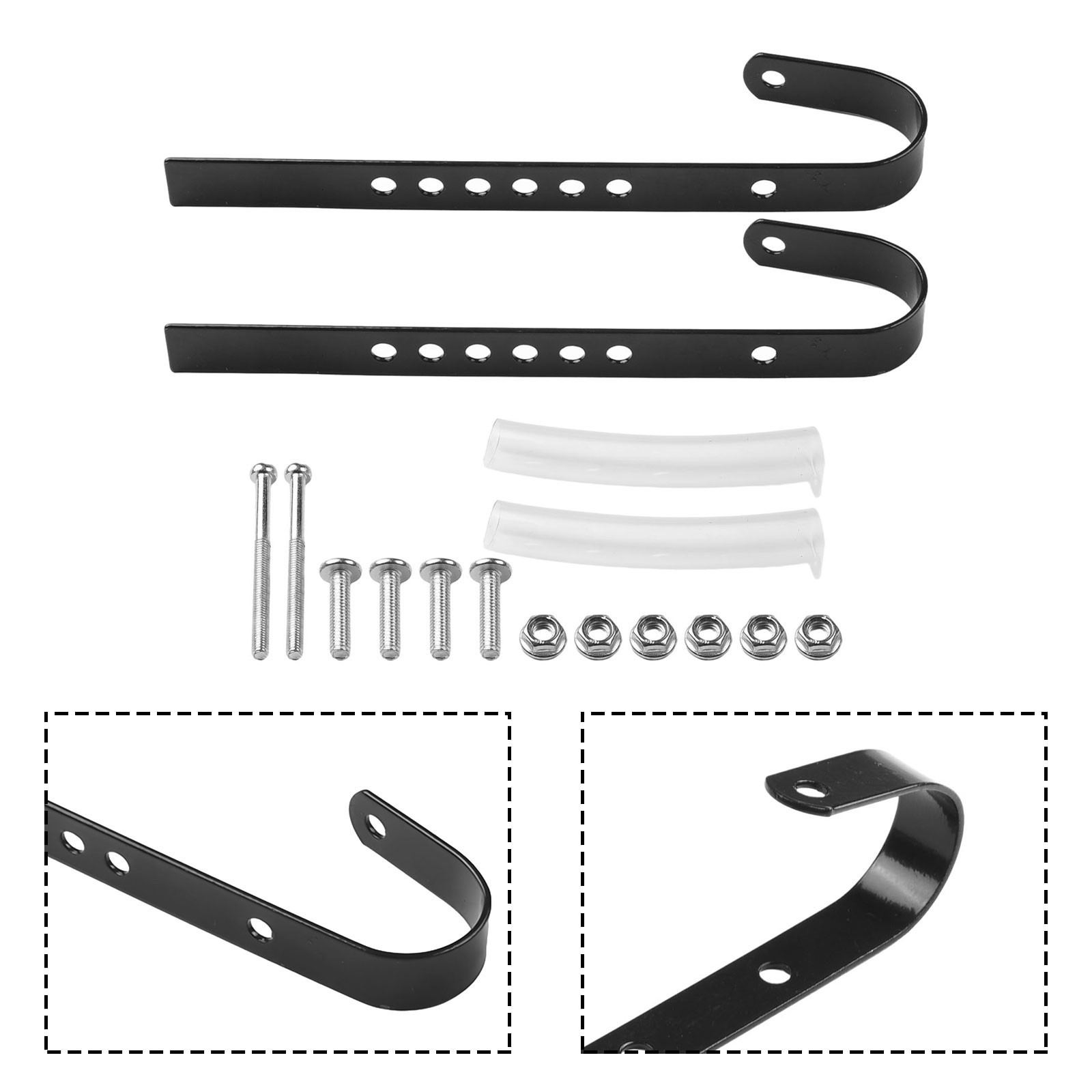 Heavy Duty Hooks for Scooter Bike Front Baskets Stable and Secure Attachment