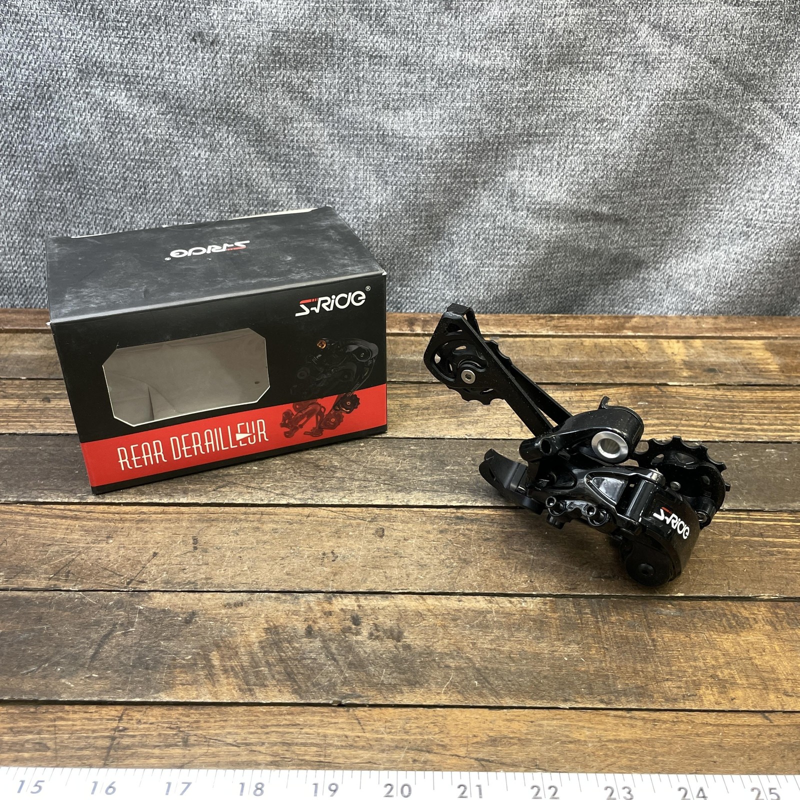 S-Ride RD-M600C Rear Derailleur 12 Speed Long Cage MTB Black 1:1 Clutch