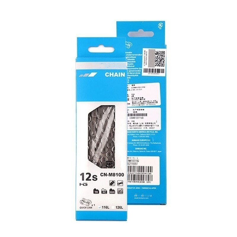 Shuimao CN-M8100 Bicycle Chain, Deore XT Ultegra,12-Speed, 126 Links, MTB E-Bike