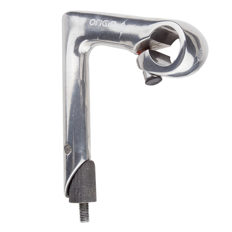 Origin8 Classique Sport Quill Stem, 180 x 60 x 26.0mm, 1″ Fork Diameter, Silver