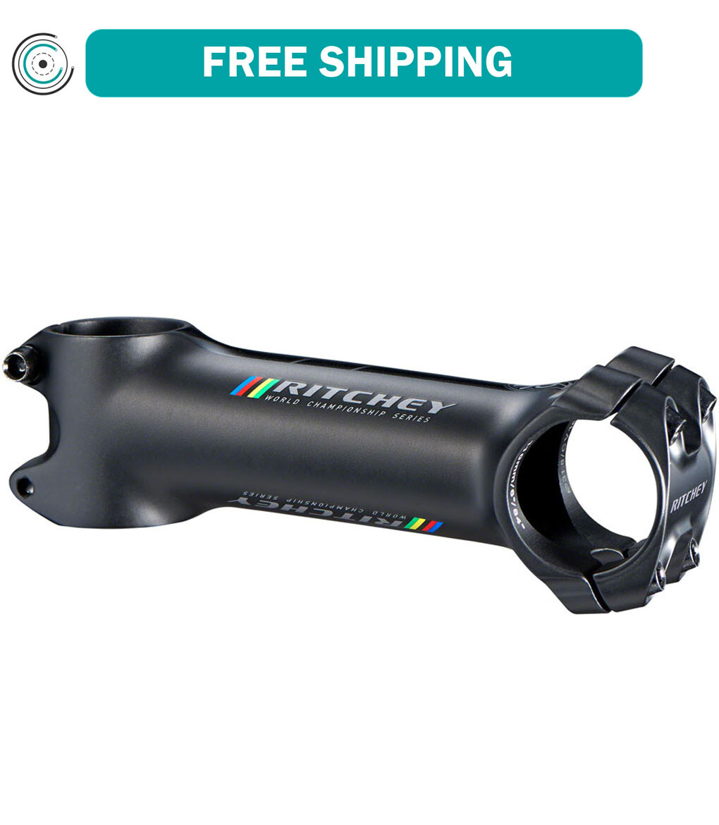 Ritchey WCS C220 84D Stem: 31.8 mm Bar Clamp, 60 mm Length, +/-6 Degree, Black