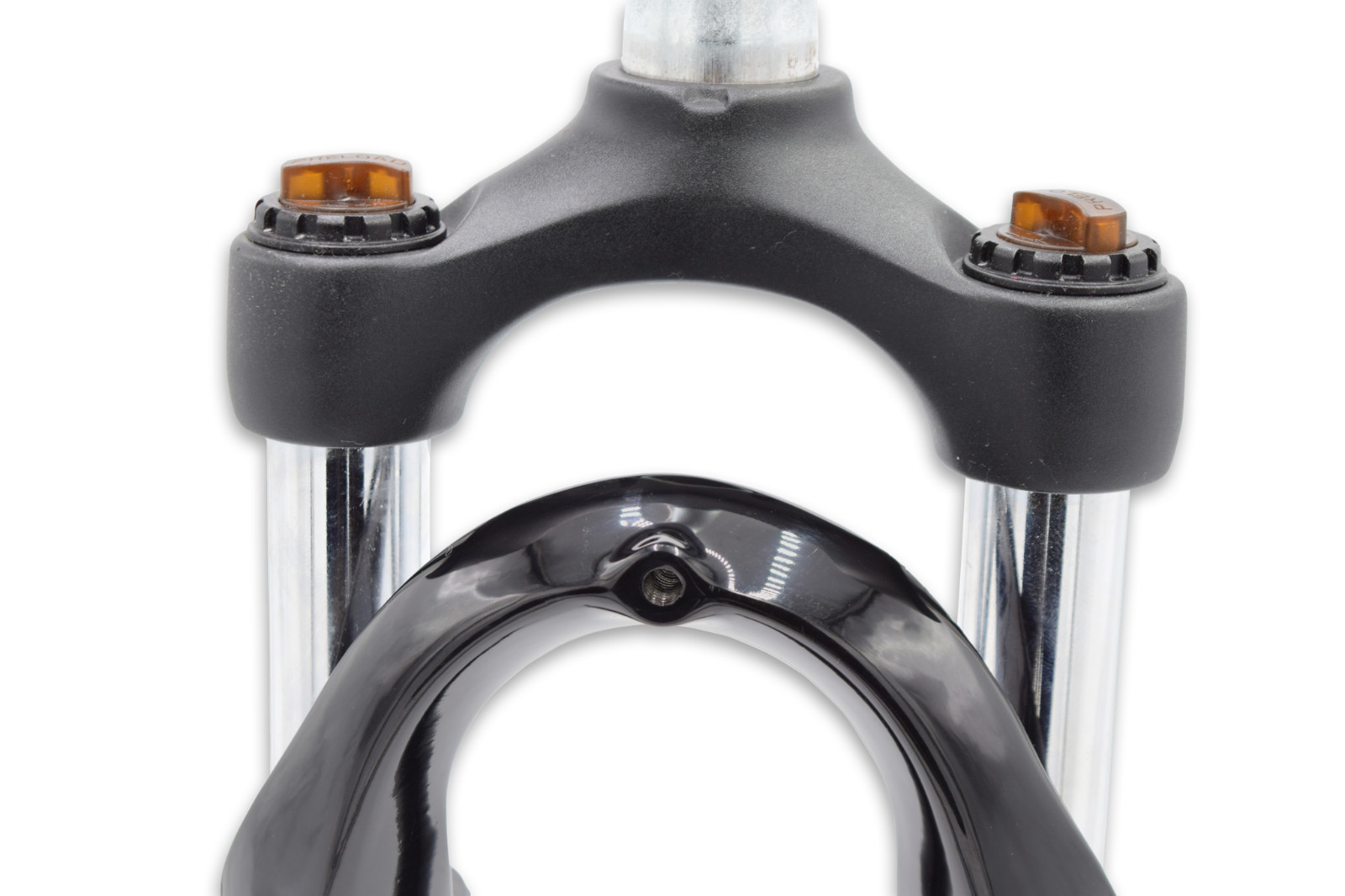 28″ 700C Threaded Suspension Fork 1 1/8 x 145mm Gloss Black