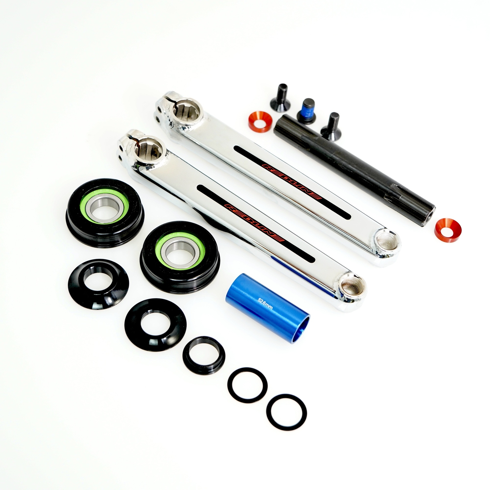 REDLINE FLIGHT Cranks BMX Crank Arms 175mm or 180mm 3-piece Cranks W/BB Sets