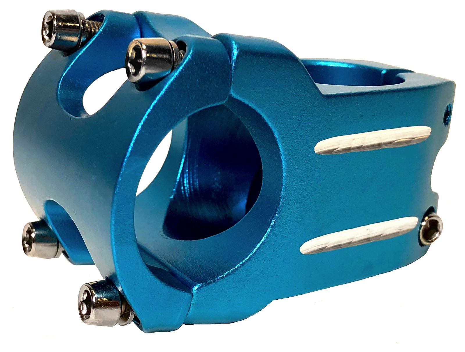 Rugged Nation 31.8 mm Blue Stem 40 mm Mountain Bicycle Short Handlebar 7 Degree