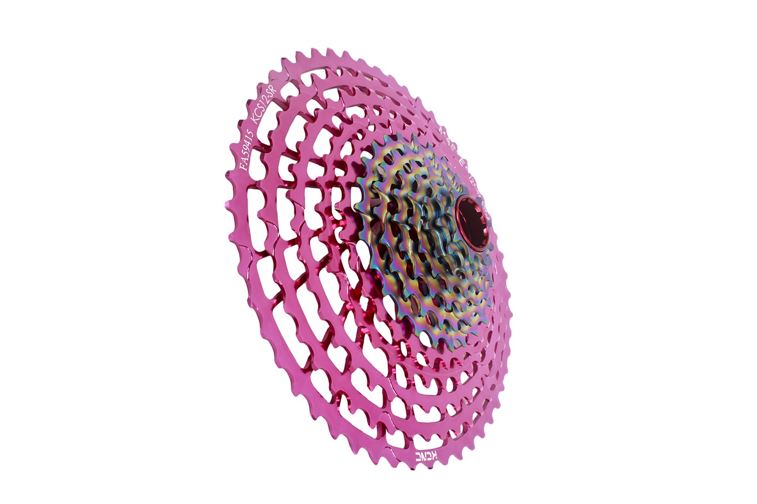 KCNC 12 Speed Cassette 9-52T Pink Rainbow MTB Bicycle for SRAM Eagle XD Driver