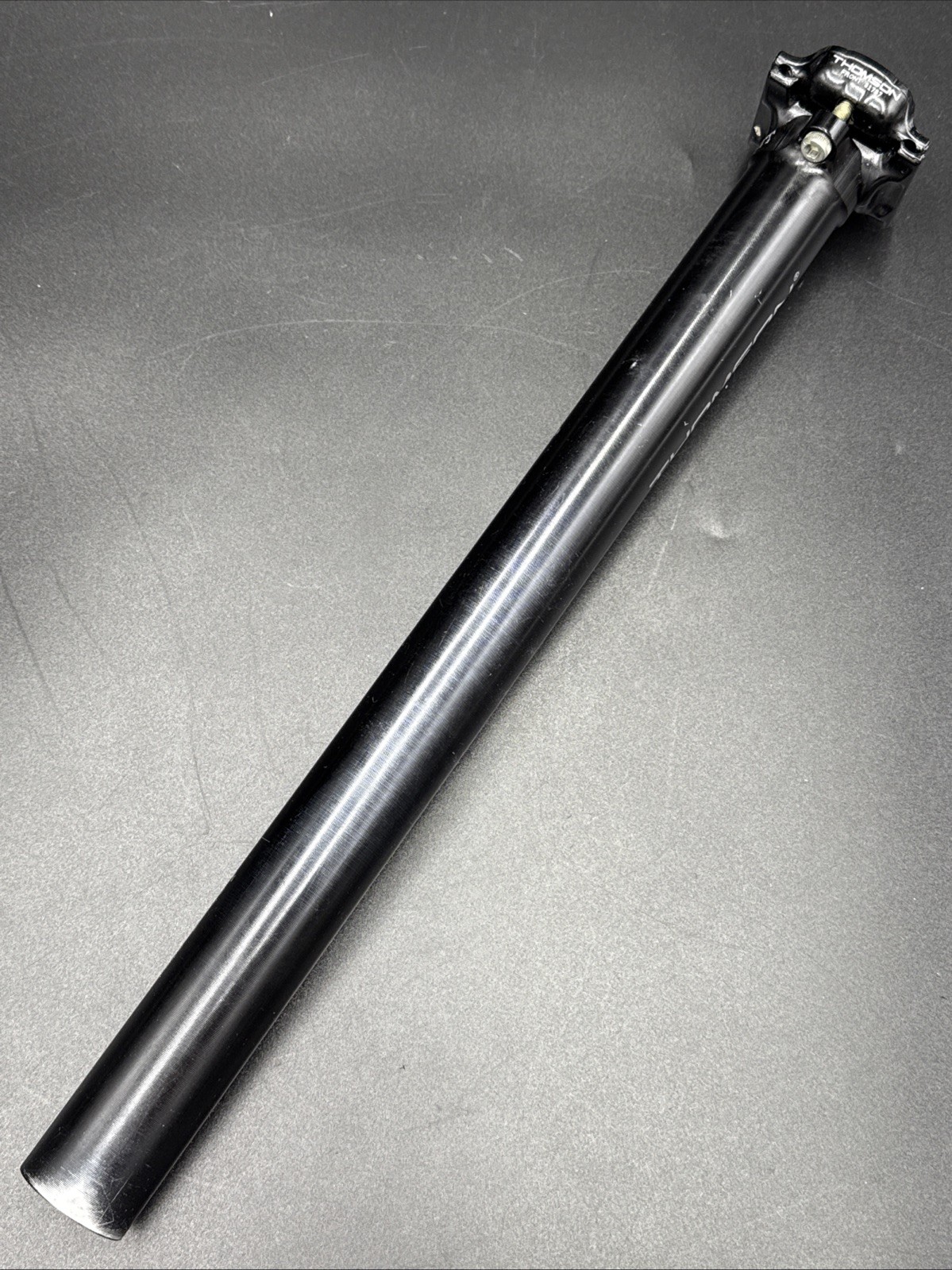 THOMSON Elite ZERO Setback 31.6mm x 367mm Black Seatpost VERY GOOD USED